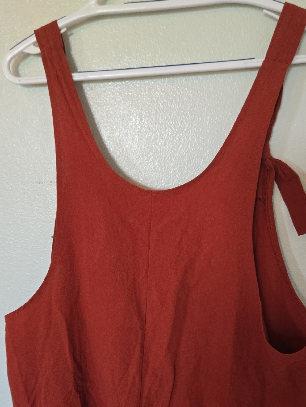 Amazon | Rust Red Shortalls Size Large - Picture 4 of 8